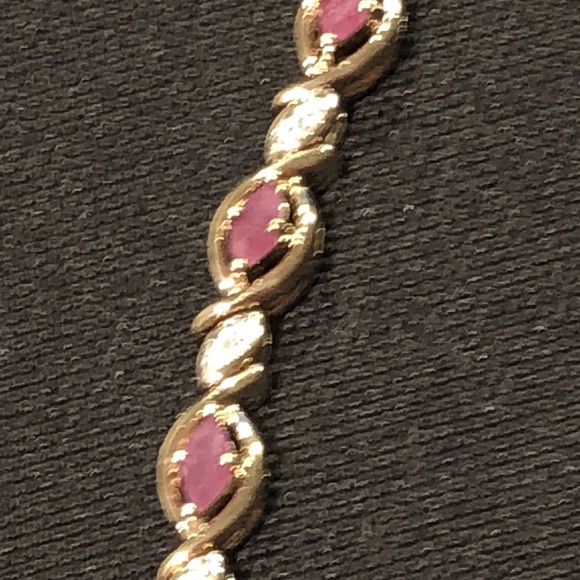 🔥🔥 Ruby & diamond bracelet - Picture 3 of 6